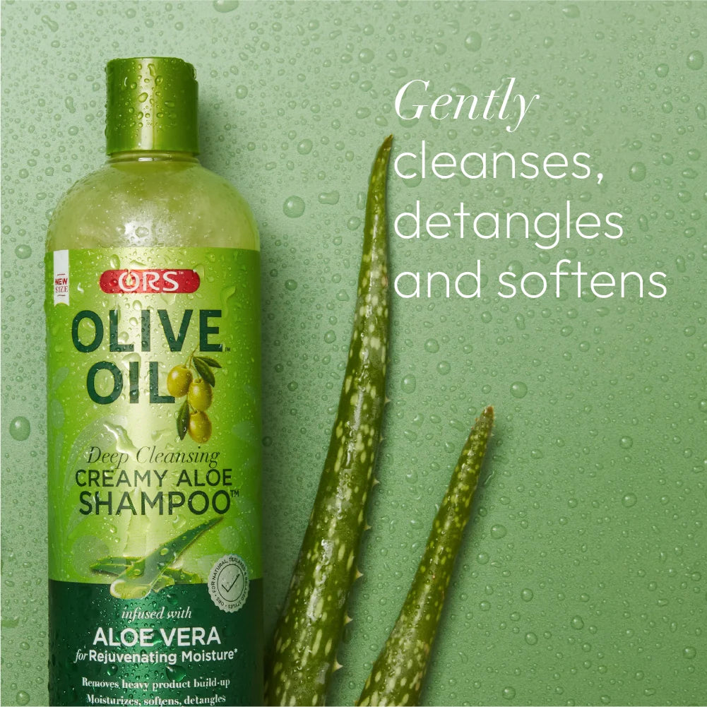 ORS Olive Oil Creamy Aloe Shampoo with Aloe Vera Bonus 16.25oz