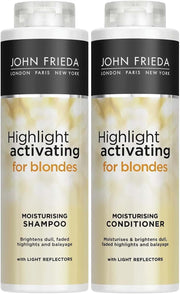 John Frieda Blonde Highlight Activating Moisturising Shampoo & Conditioner Duo Pack 2 x 500ml