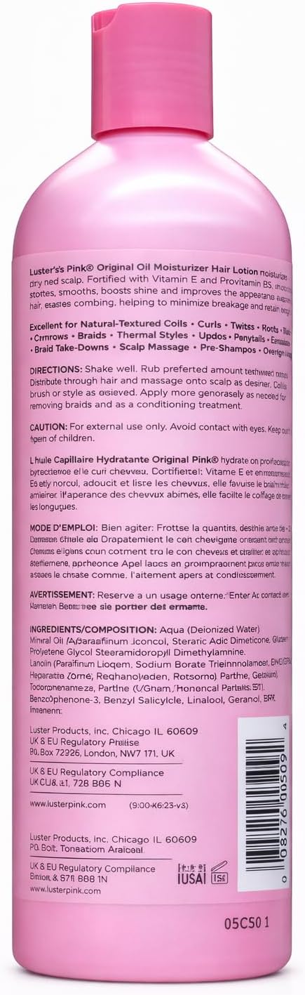 Luster's Pink Oil Moisturizer 16oz