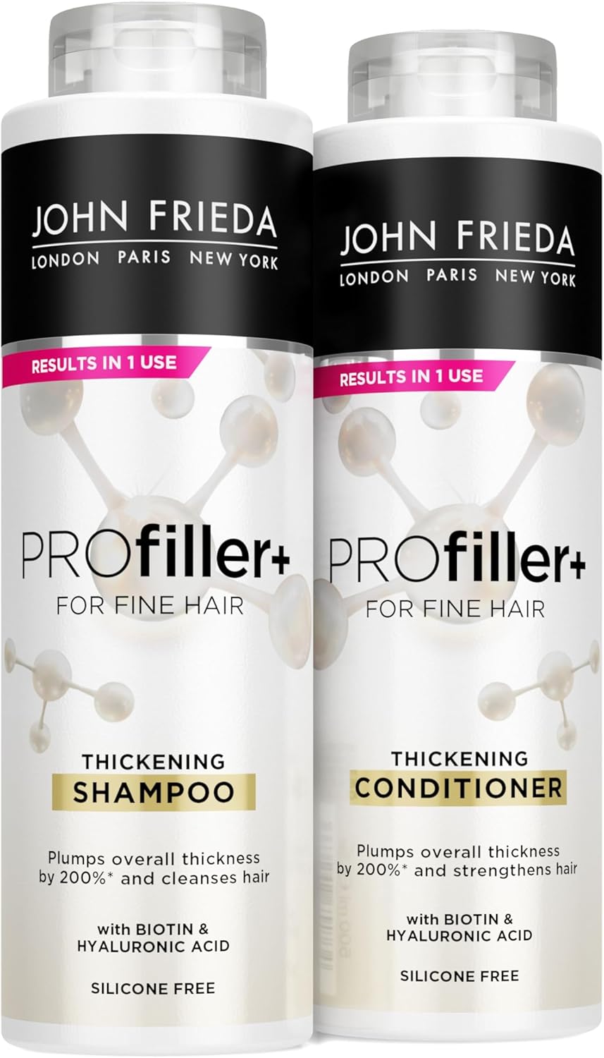 John Frieda ProFiller+ Thickening Shampoo & Conditioner Duo Pack 2 x 500ml