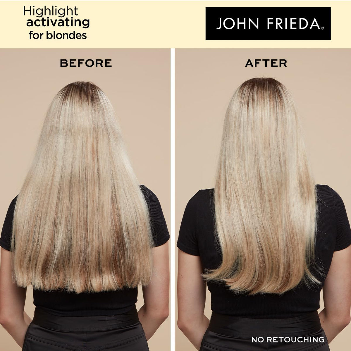John Frieda Blonde Highlight Activating Moisturising Shampoo & Conditioner Duo Pack 2 x 500ml