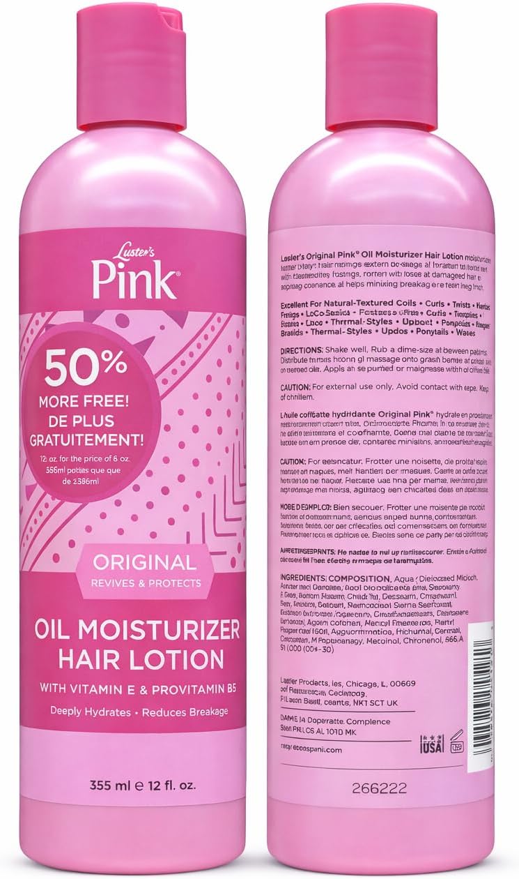 Luster's Pink Oil Moisturizer 12oz