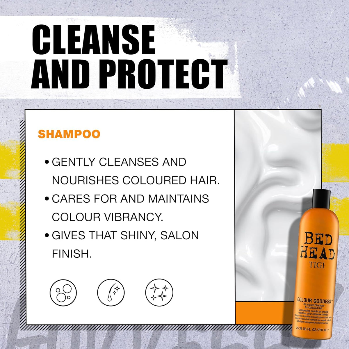 TIGI Bed Head Colour Goddess Shampoo & Conditioner Set - Brown 750ml (Pack of 2)