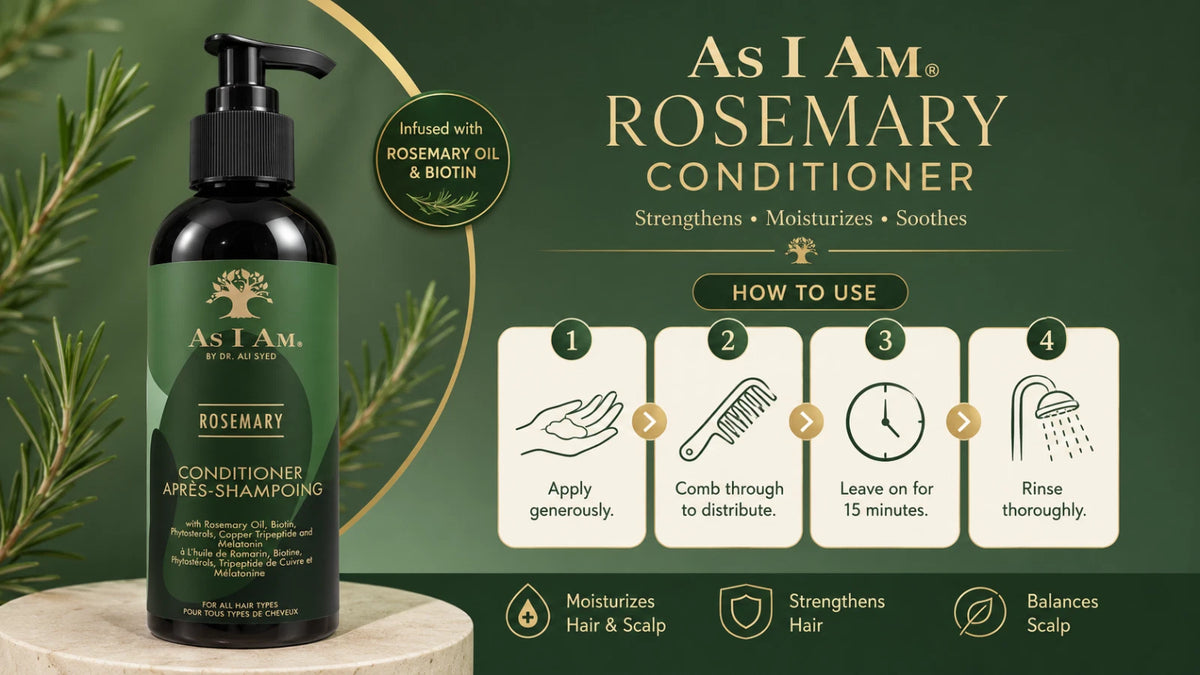 As I Am Rosemary Conditioner 8oz