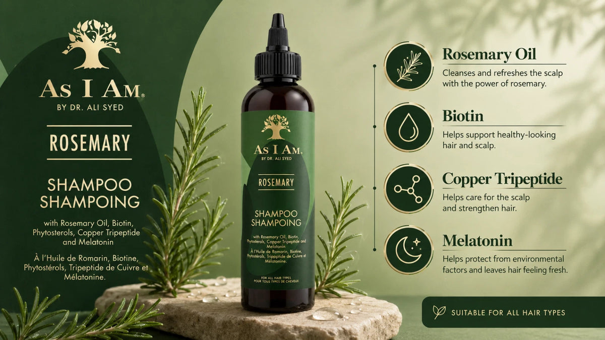 As I Am Rosemary Shampoo 8oz