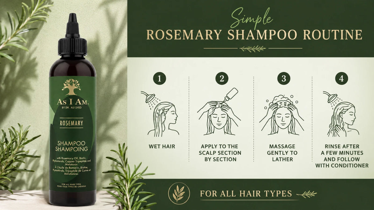As I Am Rosemary Shampoo 8oz