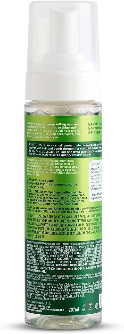 ORS Olive Oil Wrap Set Mousse with Coconut 7oz (New Packaging)