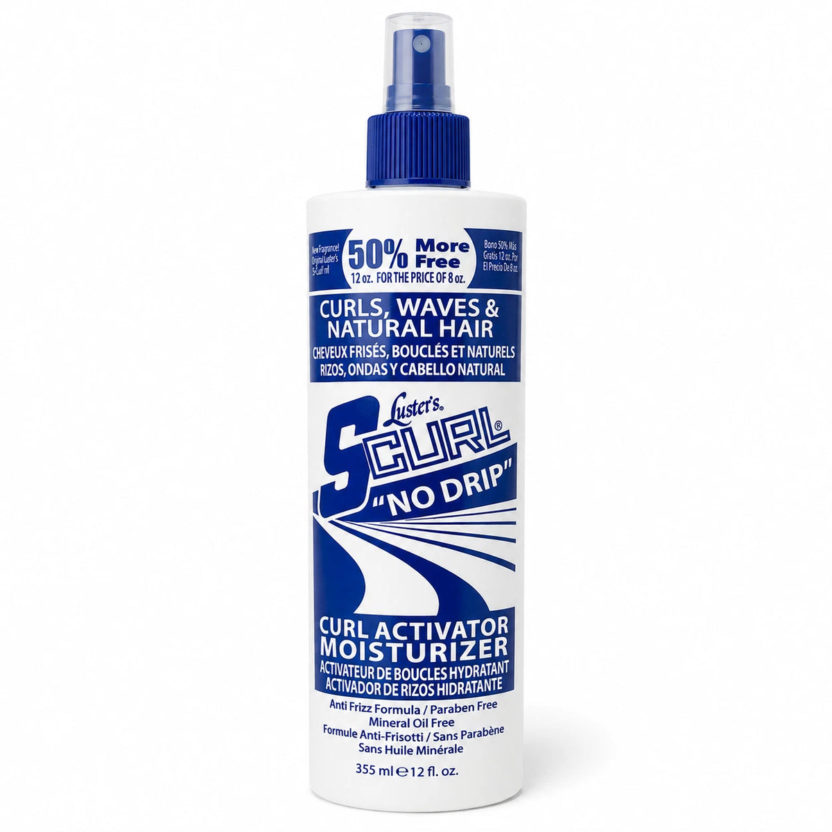 S-Curl No Drip Curl Activator Moisturizer 12oz (Bonus)