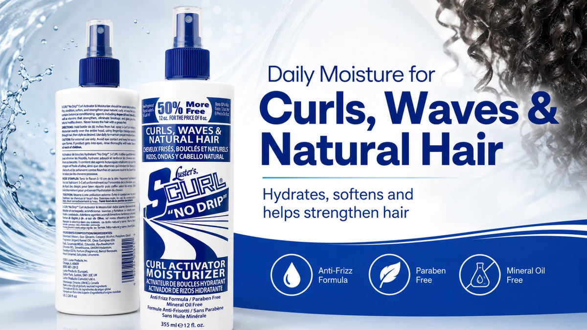 S-Curl No Drip Curl Activator Moisturizer 12oz (Bonus)