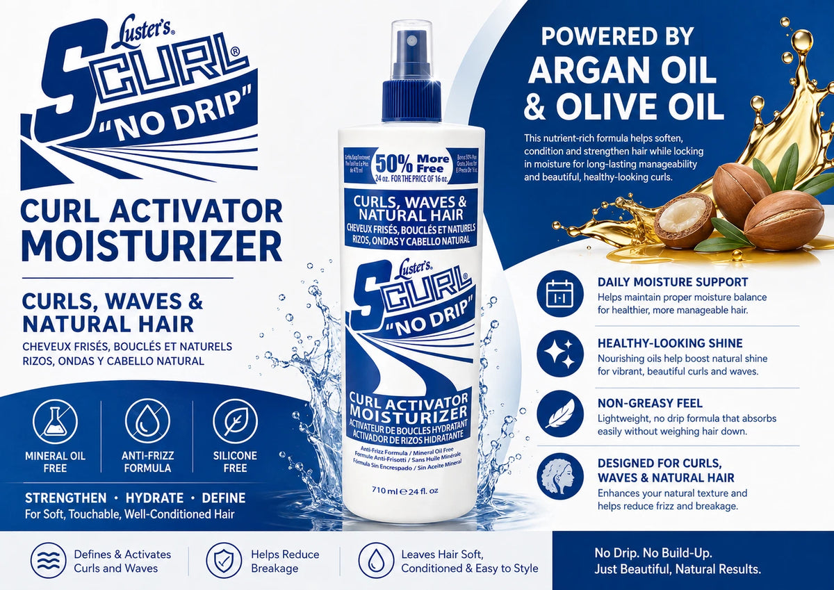 S-Curl No Drip Curl Activator Moisturizer 24oz (Bonus)