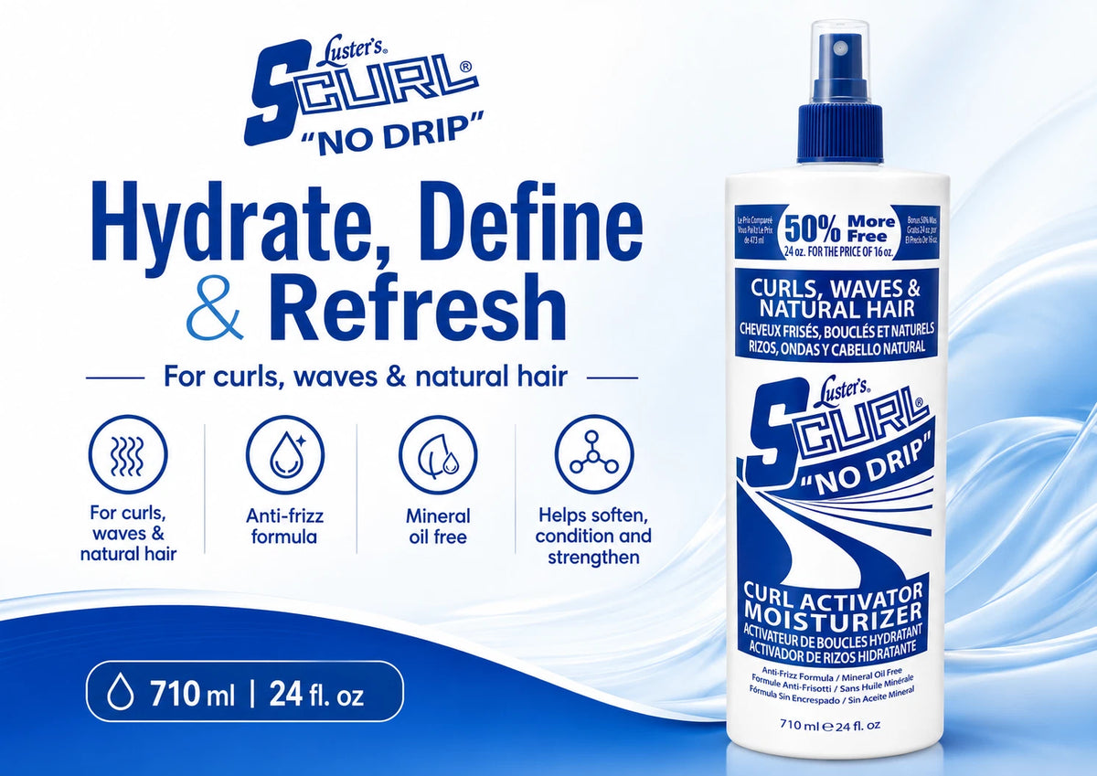 S-Curl No Drip Curl Activator Moisturizer 24oz (Bonus)