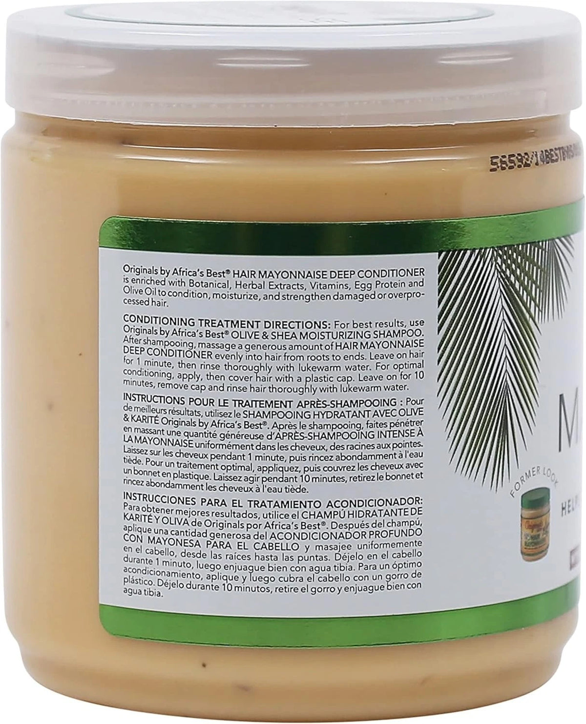 Africa's Best Hair Mayonnaise 15oz (New Packaging)