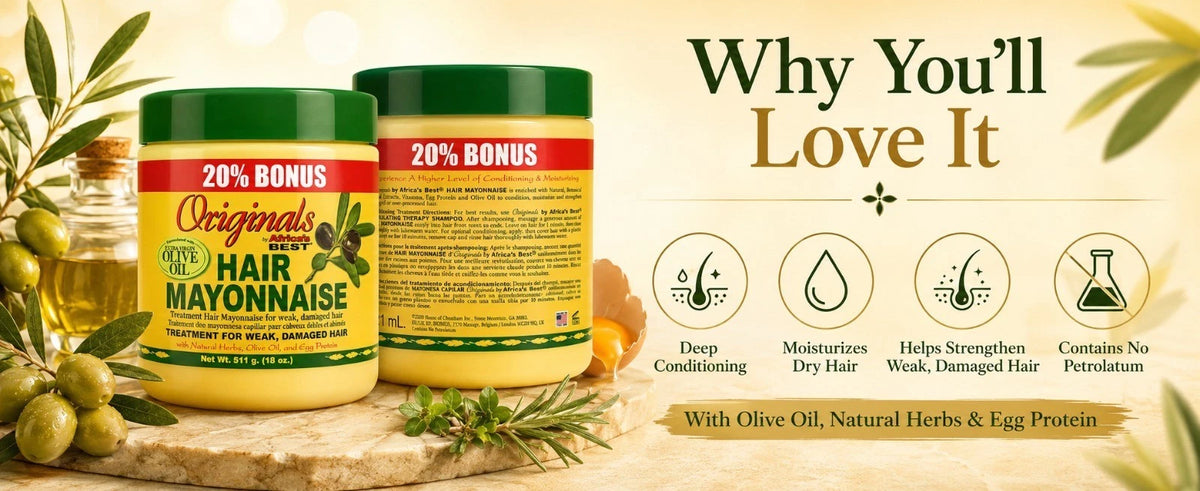 Africa's Best Hair Mayonnaise 15oz (Old Packaging)