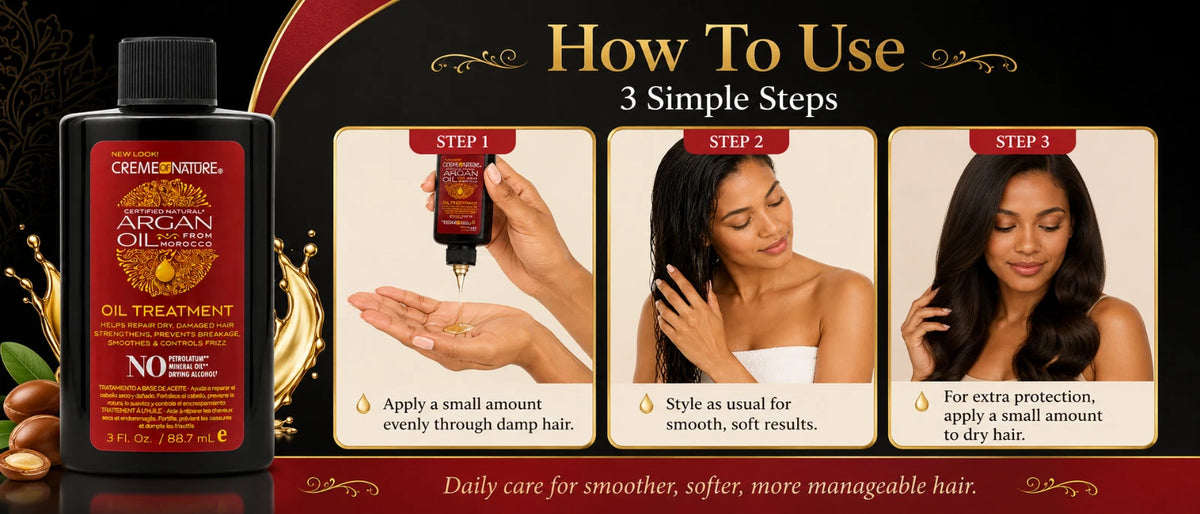 Crème of Nature Argan Oil Treatment 3oz