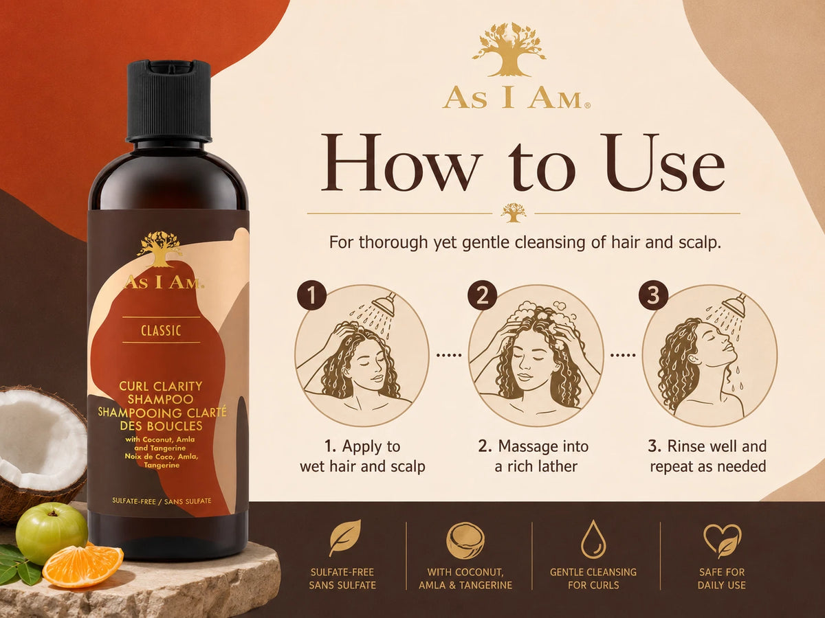 As I Am Classic Curl Clarity Shampoo 8oz