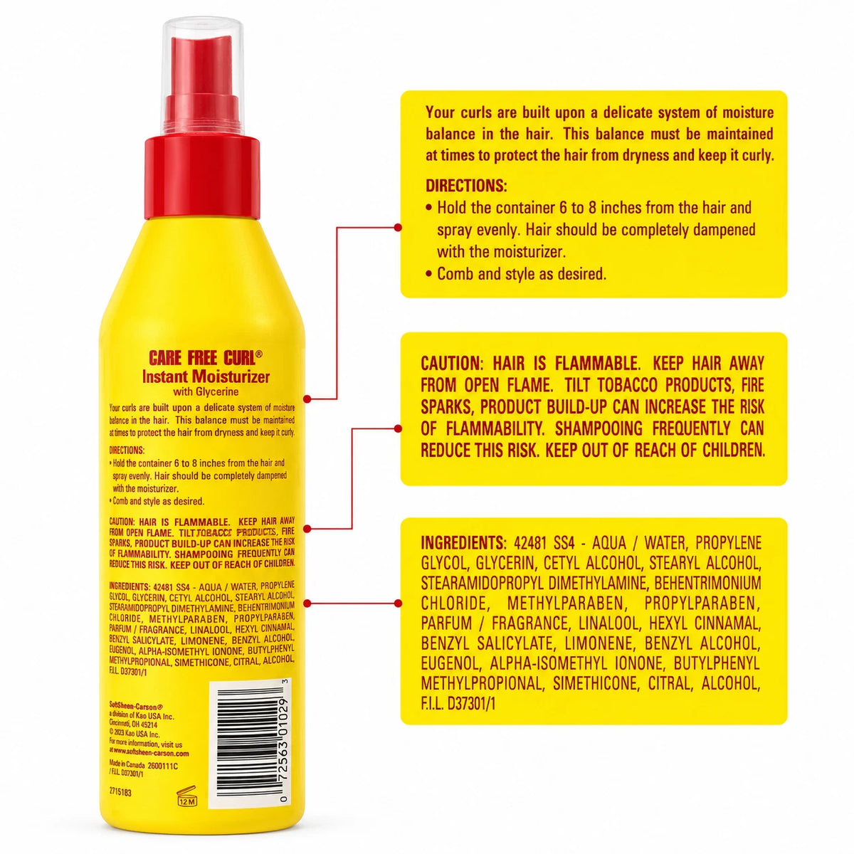 Care Free Curl Instant Moisturizer 8oz