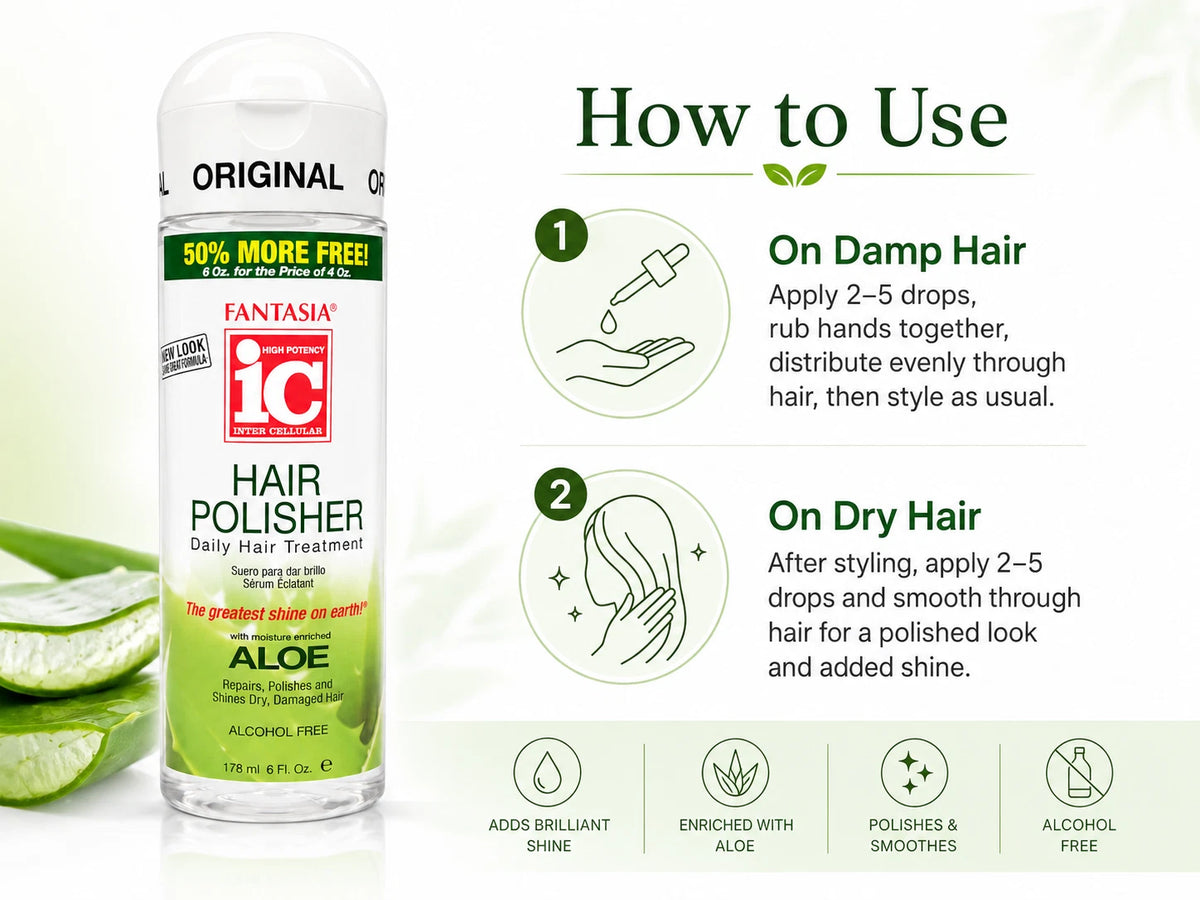 Fantasia IC Aloe Hair Polisher 6oz