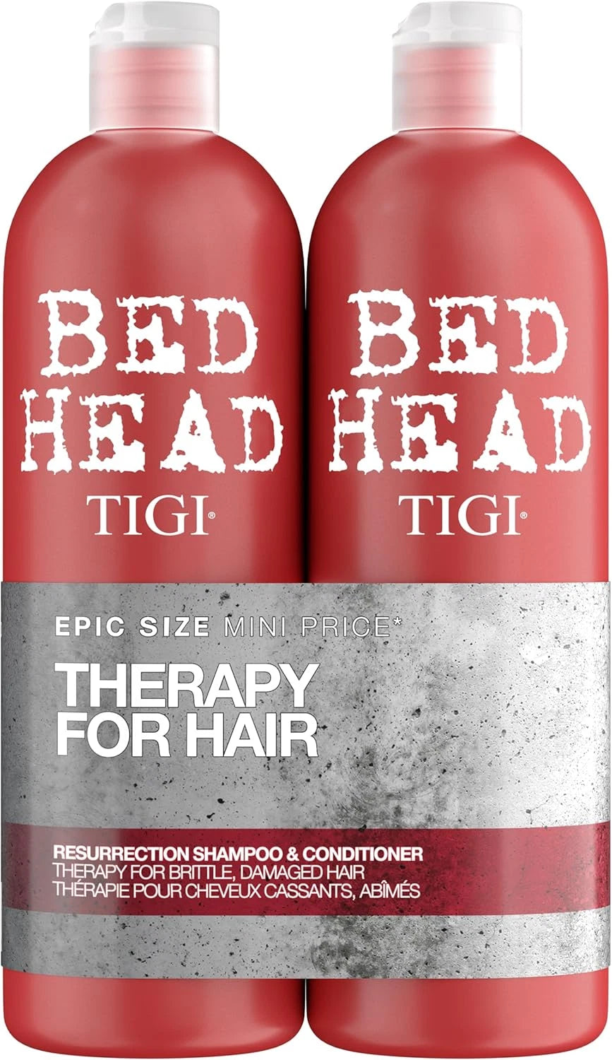 TIGI Bed Head Resurrection Shampoo & Conditioner Set - Red 750ml (Pack of 2)