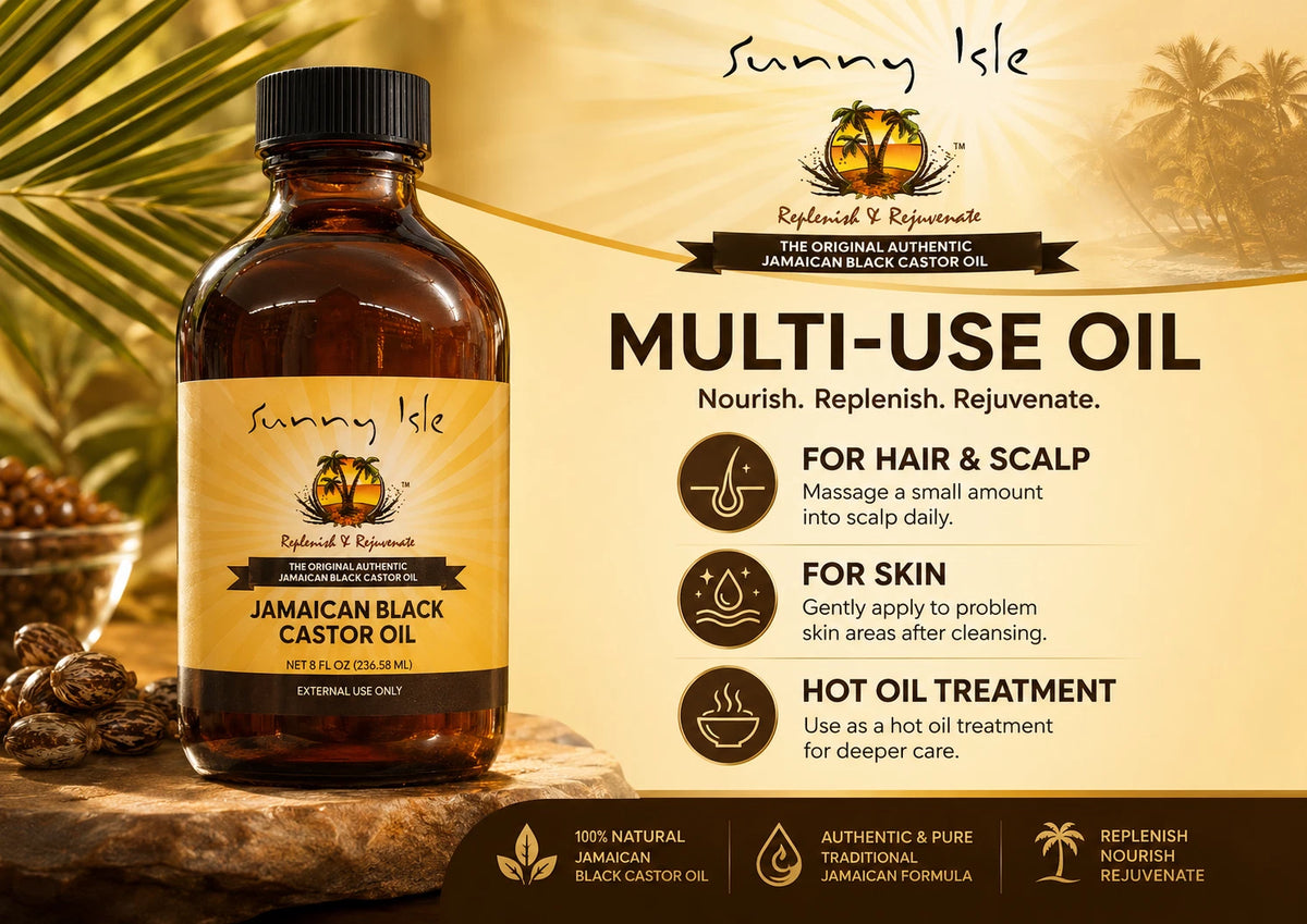 Sunny Isle Jamaican Black Castor Oil Original 8oz