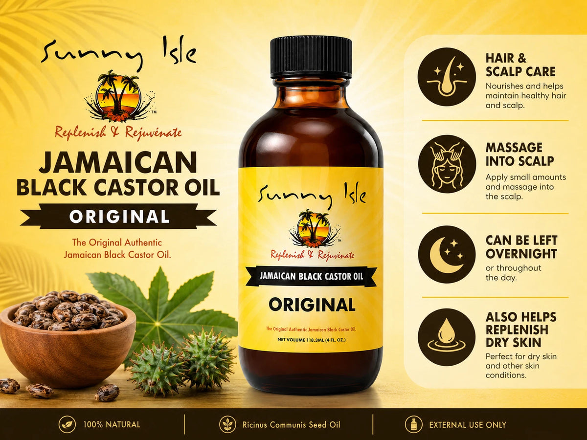 Sunny Isle Jamaican Black Castor Oil Original 4oz