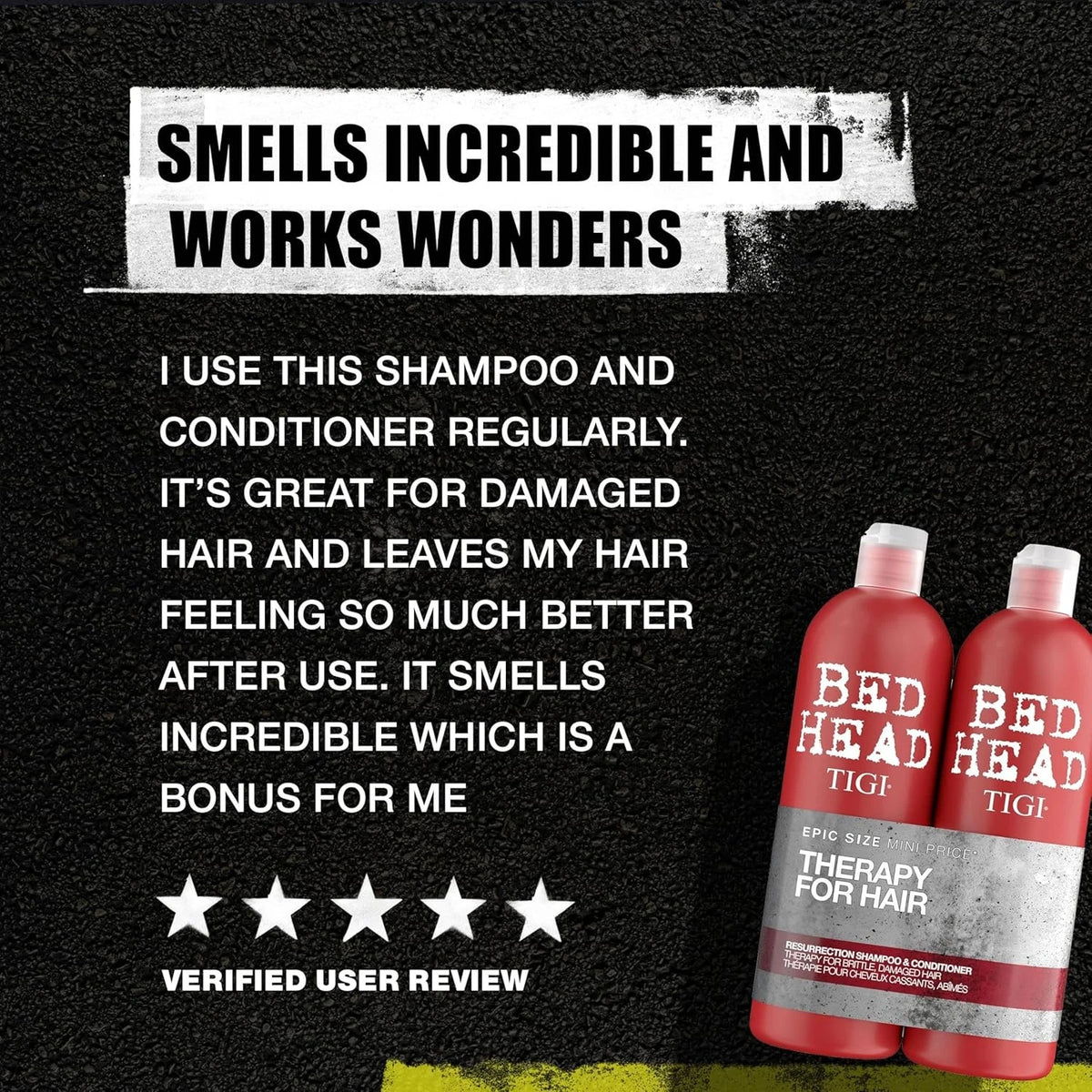 TIGI Bed Head Resurrection Shampoo & Conditioner Set - Red 750ml (Pack of 2)