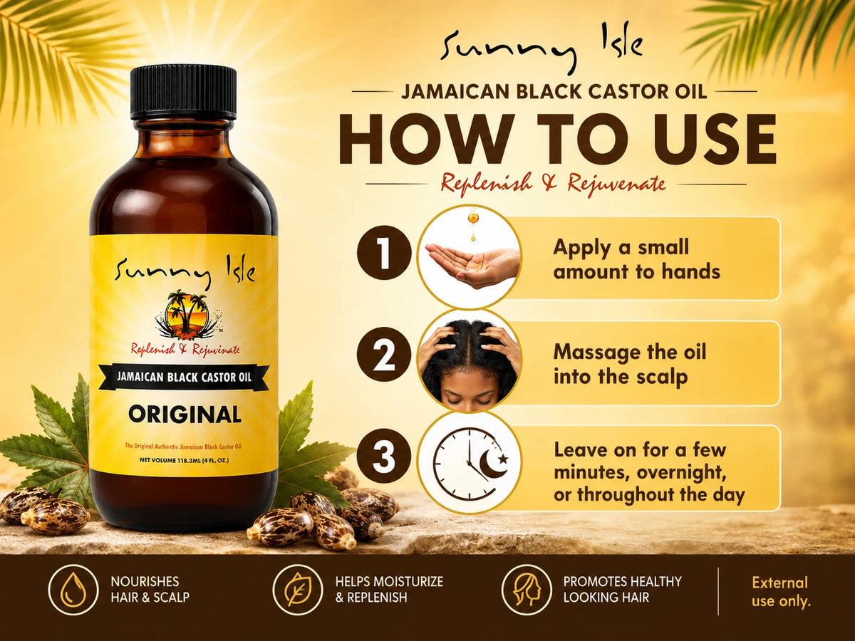 Sunny Isle Jamaican Black Castor Oil Original 4oz