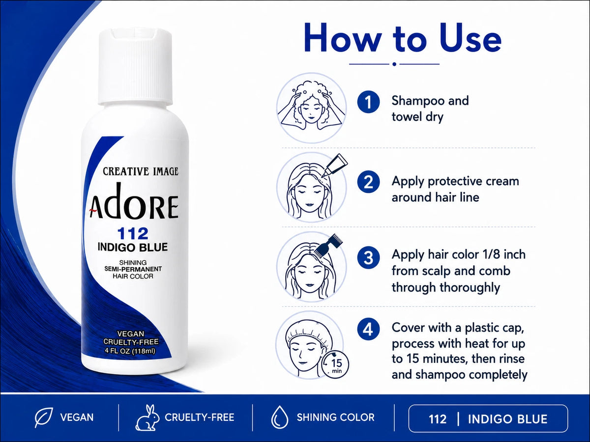 Adore 112 Indigo Blue 4oz