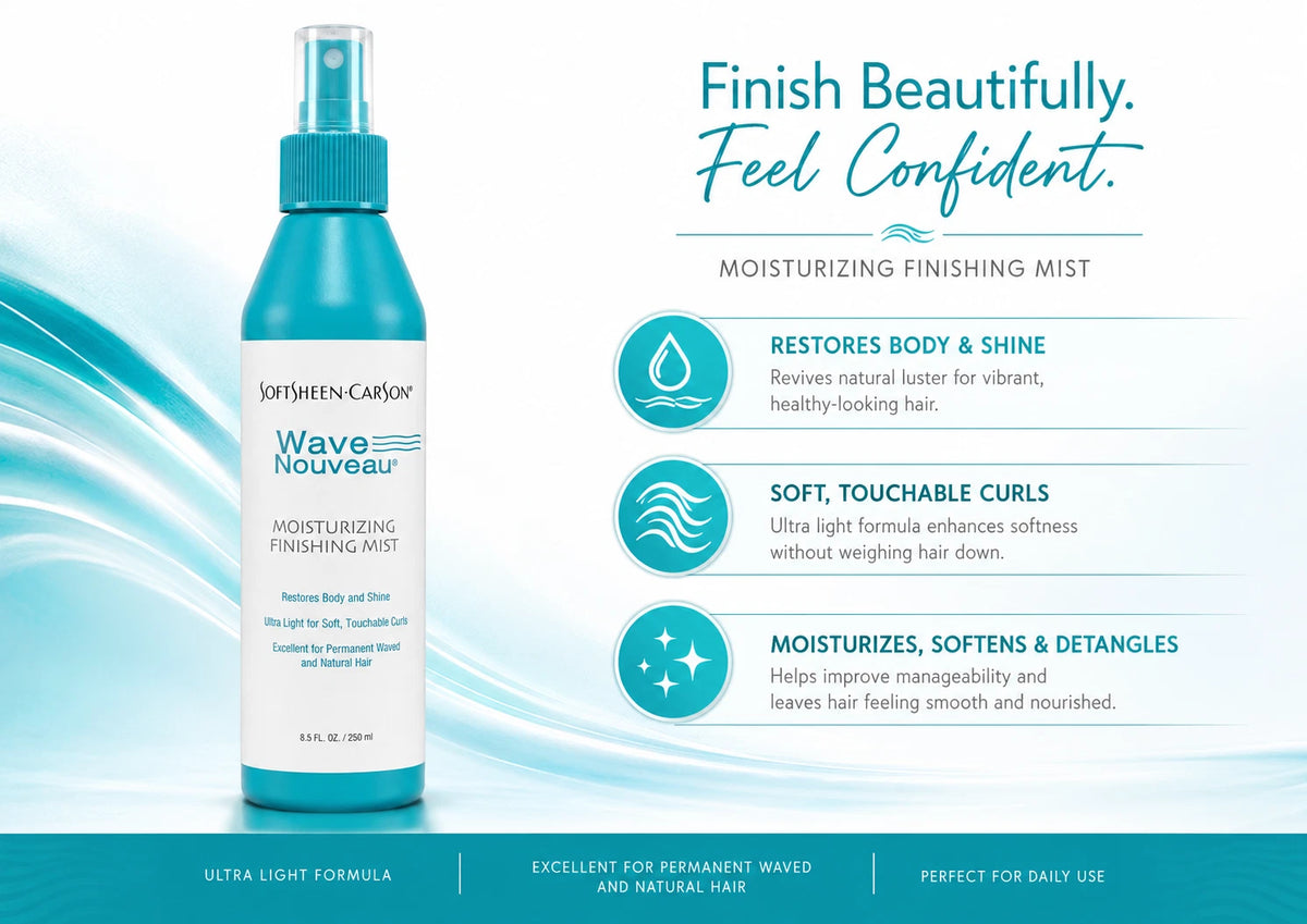 Wave Nouveau Moisturizing Finishing Mist 250ml - Curl & Wave Hair Finishing Spray