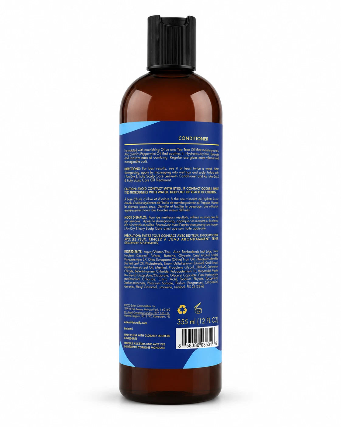 As I Am Dry & Itchy Conditioner 12oz