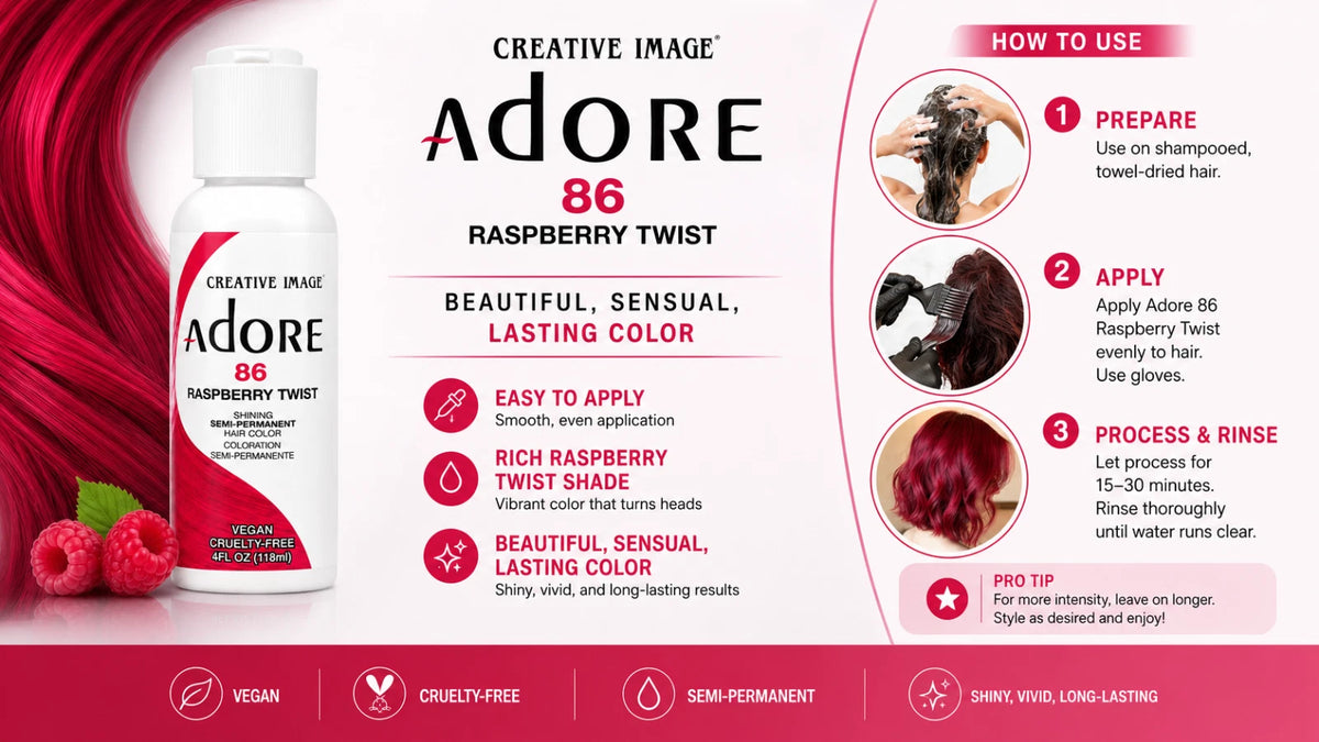 Adore 86 Raspberry Twist 4oz