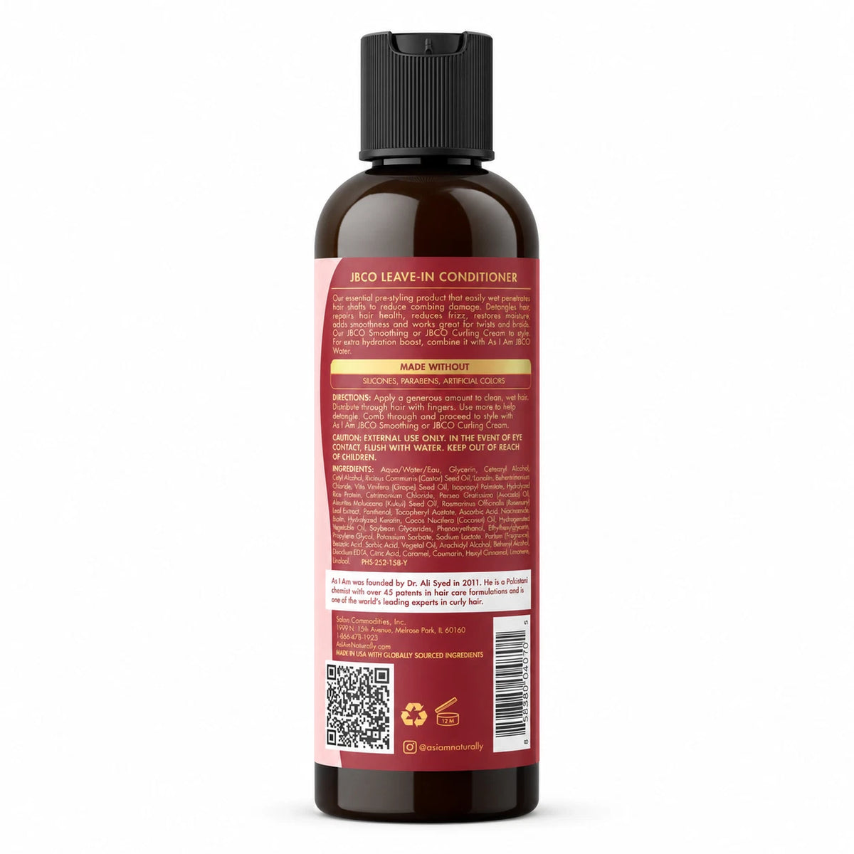 As I Am Jamaican Black Castor Oil Leave-In Conditioner 8oz
