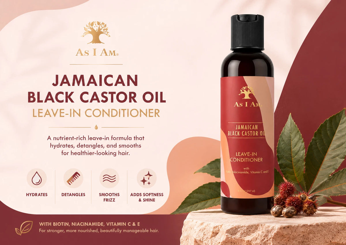 As I Am Jamaican Black Castor Oil Leave-In Conditioner 8oz