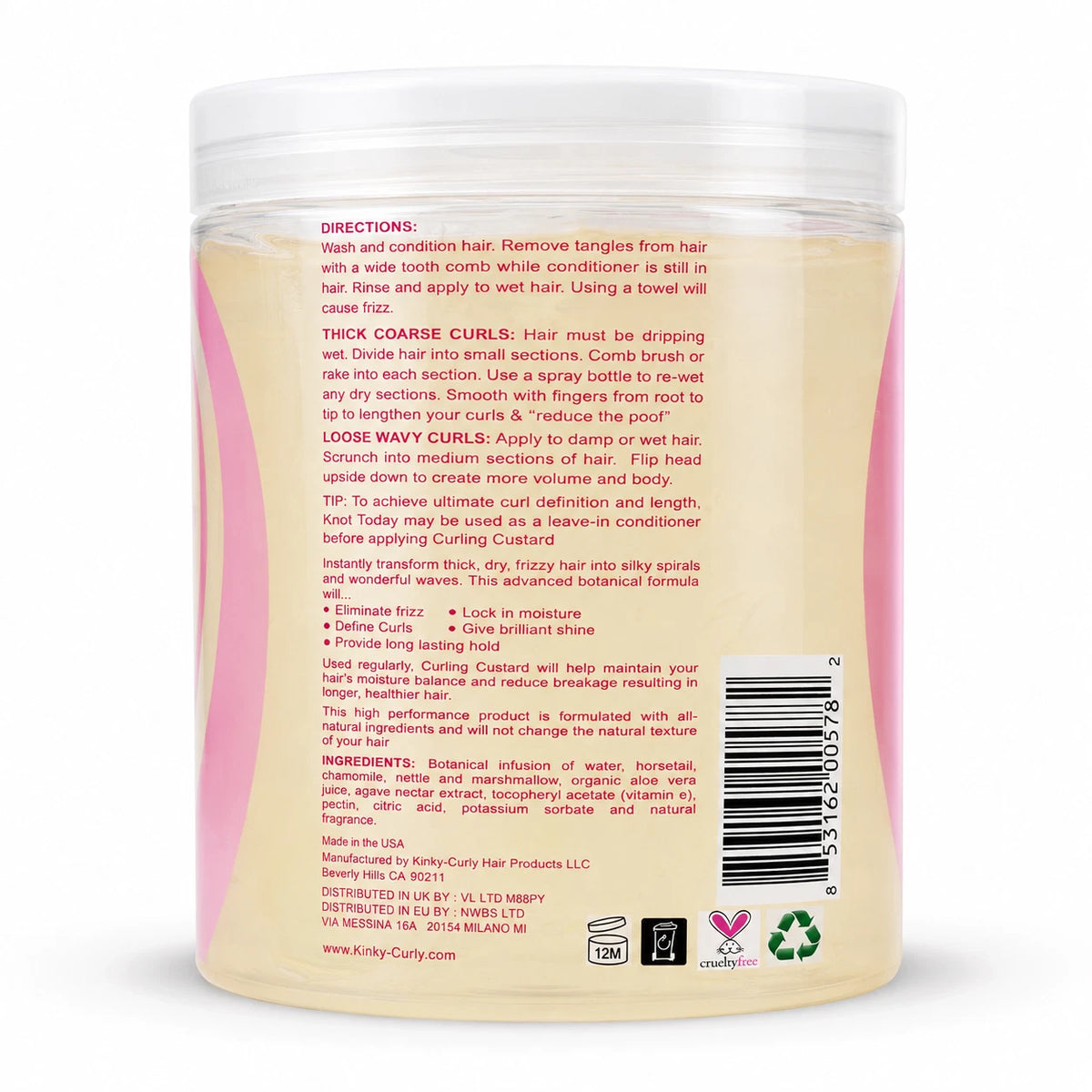 Kinky-Curly Curling Custard 8oz