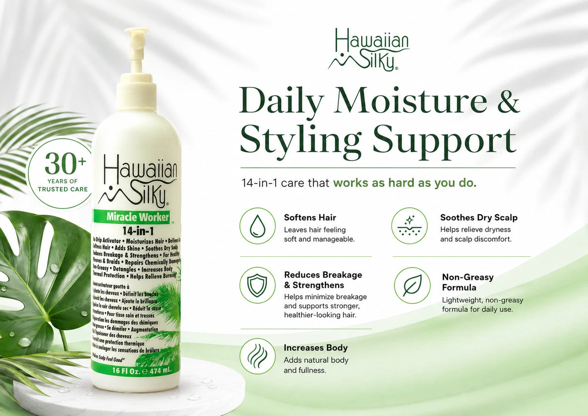 Hawaiian Silky 14 in 1 Miracle Worker 16oz