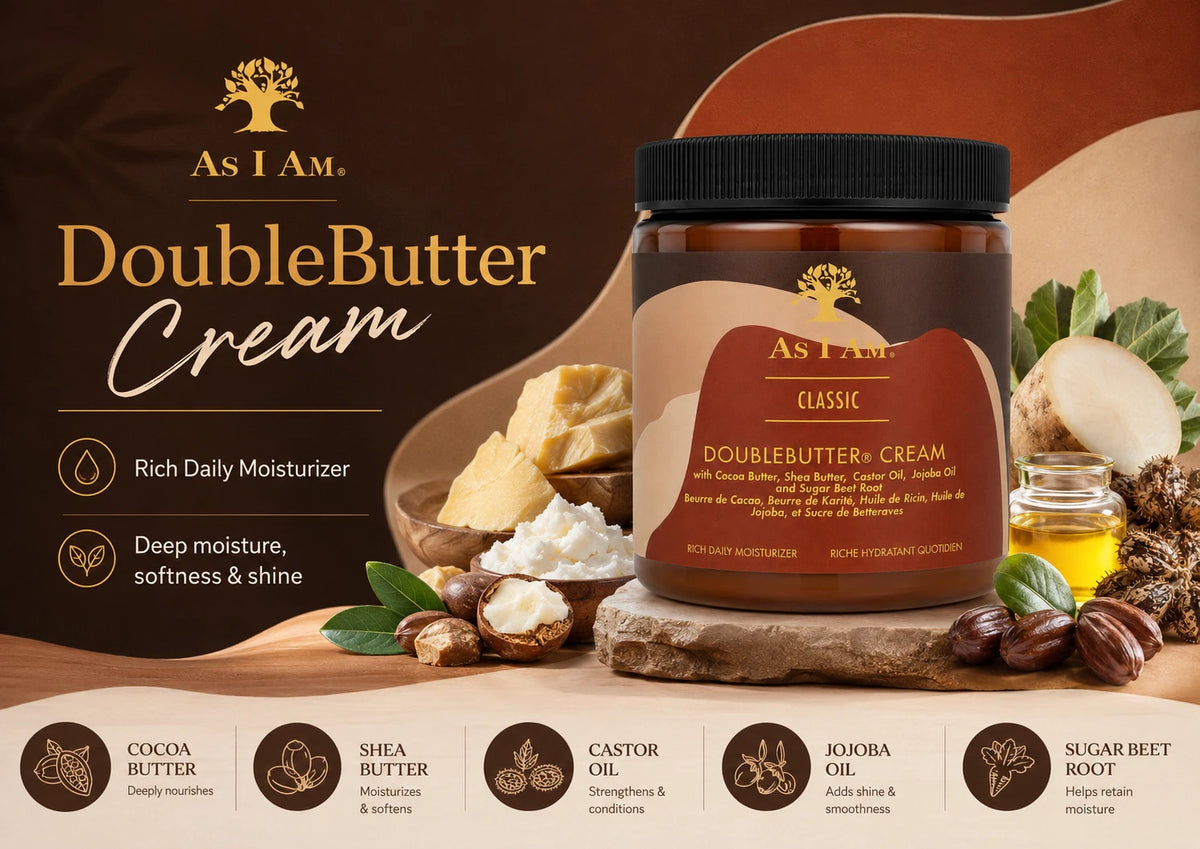As I Am Classic Double Butter Cream 8oz