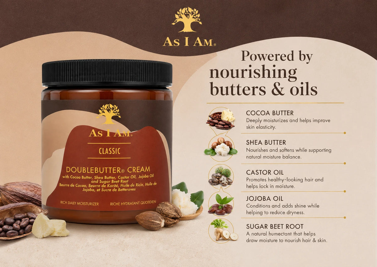 As I Am Classic Double Butter Cream 8oz