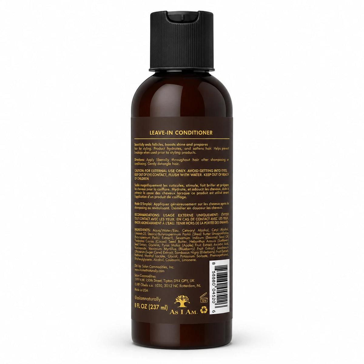 As I Am Classic Leave-In Conditioner 8oz