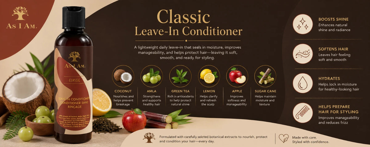 As I Am Classic Leave-In Conditioner 8oz