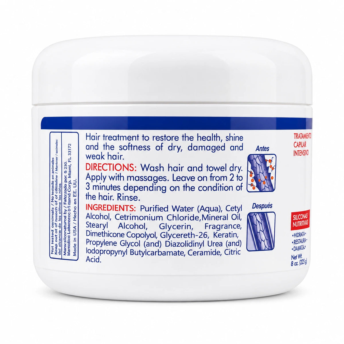 Avanti Silicon Mix Intensive Hair Deep Treatment 8oz