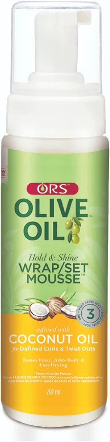 ORS Olive Oil Wrap Set Mousse with Coconut 7oz (Old Packaging)